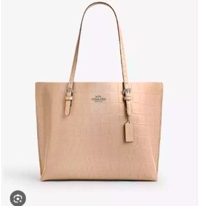 NWT Mollie Tote Bag  Crocodile-embossed leather
$478